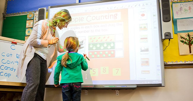 student-teacher-projector